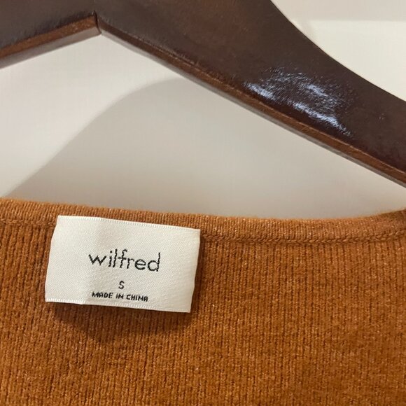 Wilfred Greer Sweater Brown cropped in Tan Small cashmere wool - Picture 6 of 8